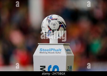 Sheffield, Großbritannien. 20th. November 2021. Der Puma Match Ball in Sheffield, Vereinigtes Königreich am 11/20/2021. (Foto von Ben Early/News Images/Sipa USA) Quelle: SIPA USA/Alamy Live News Stockfoto