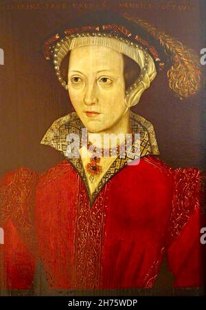 Königin Catherine Parr, die Guillaume Scrots zugeschrieben wird, Stockfoto
