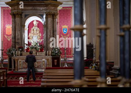 Kapelle San Fermin, Kirche San Lorenzo Pamplona Navarra Spanien Stockfoto