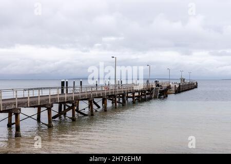 Der Stadtanleger befindet sich am 19th 2021. November in Port Lincoln South Australia Stockfoto