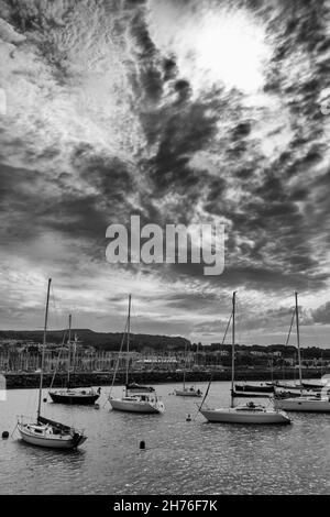 Yachten in Howth, County Dublin, Irland Stockfoto