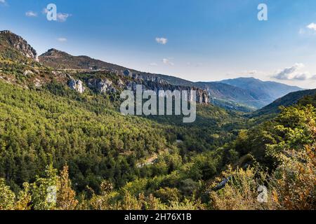 ALPES-MARITIMES (06), REGIONALER NATURPARK PREALPES D'AZUR, Stockfoto