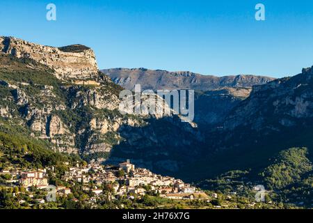 ALPES-MARITIMES (06), REGIONALER NATURPARK PREALPES D'AZUR, LE BAR-SUR-LOUP Stockfoto