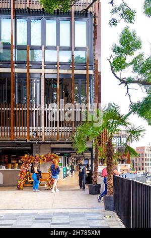 Hawley Wharf, Einkaufs- und Restaurantkomplex, Camden, London, Großbritannien Stockfoto