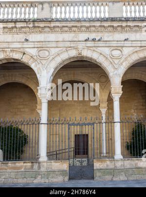 Antigua Casa del Cabildo museo Arqueológico en Jerez de la Frontera, Altes Haus des Archäologischen Museums von Cabildo Stockfoto