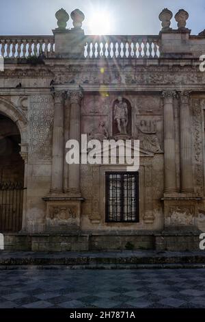 Antigua Casa del Cabildo museo Arqueológico en Jerez de la Frontera, Altes Haus des Archäologischen Museums von Cabildo Stockfoto