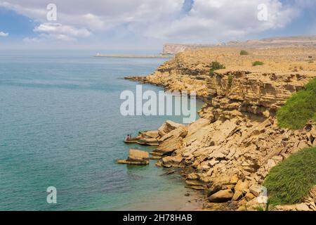 Blick von den Stränden von oman Meer in chabahar, belutschistan Provinz, iran Stockfoto
