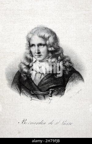 BERNARDIN de SAINT PIERRE Jacques Henri ©Archives-Zephyr/Opale.photo *** Ortsüberschrift *** Stockfoto