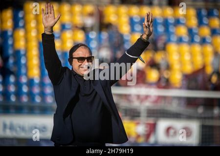 Stadio Oreste Granillo, Reggio Calabria, Italien, 21. November 2021, Giacchetta DS Cremonese während der Reggina 1914 gegen US Cremonese - Italienische Fußballmeisterschaft Liga BKT Stockfoto