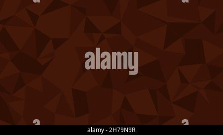 Abstrakter Hintergrund von Schokoladen-Dreiecken. Die geometrische Struktur der Schokolade. Cremiges Schokoladenmuster. Abbildung. Ultra-HD-Größe. Stockfoto