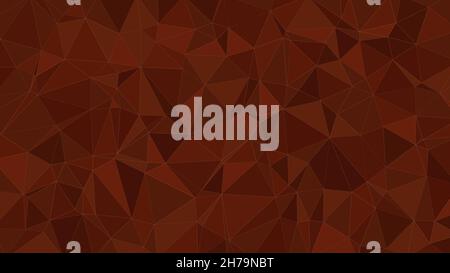 Abstrakter Hintergrund von Schokoladen-Dreiecken. Die geometrische Struktur der Schokolade. Cremiges Schokoladenmuster. Abbildung. Ultra-HD-Größe. Stockfoto