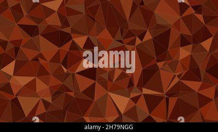 Abstrakter Hintergrund von Schokoladen-Dreiecken. Die geometrische Struktur der Schokolade. Cremiges Schokoladenmuster. Abbildung. Ultra-HD-Größe. Stockfoto