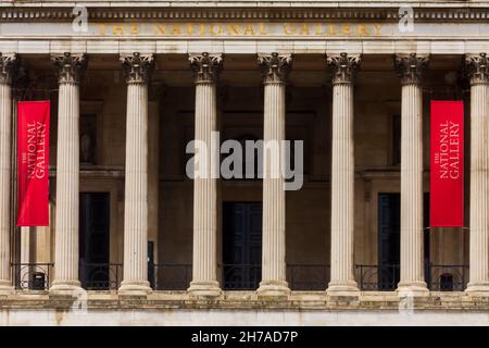 London, Großbritannien, 14th. Mai 2020: Die National Gallery am Trafalgar Square Stockfoto