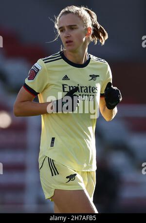 Leigh, Großbritannien. 21st. November 2021. Vivianne Miedema von Arsenal während des Spiels der FA Women's Super League im Leigh Sports Village, Leigh. Bildnachweis sollte lauten: Darren Staples/Sportimage Credit: Sportimage/Alamy Live News Stockfoto