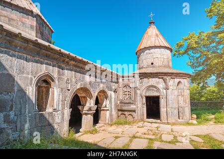 Sanahin Kloster und Kirche in Alaverdi, Armenien. Gegründet im 10th. Jahrhundert. Reisen und religiöse Attraktionen Stockfoto