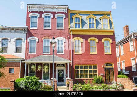 Richmond Virginia, Jackson ward, East Clay Street, Schwarze Gemeinschaftsarchitektur Gebäude Häuser Residenzen Stockfoto