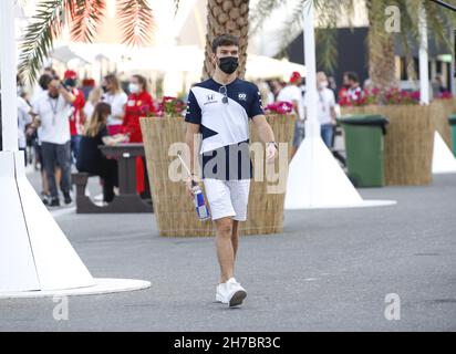GASLY Pierre (Fra), Scuderia AlphaTauri Honda AT02, Portrait während des Formel 1 Ooredoo Qatar Grand Prix 2021, 20th Lauf der FIA Formel 1 Weltmeisterschaft 2021 vom 19. Bis 21. November 2021 auf dem Losail International Circuit, in Lusail, Katar - Foto: Dppi/DPPI/LiveMedia Stockfoto