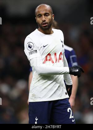 London, Großbritannien. 21st. November 2021. Lucas von Tottenham Hotspur während des Spiels der Premier League im Tottenham Hotspur Stadium, London. Bildnachweis sollte lauten: Paul Terry/Sportimage Kredit: Sportimage/Alamy Live News Stockfoto