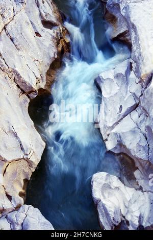 Kleine Schlucht von Jabron, Frankreich, Dept. Var, regionaler Naturpark Verdon, Trignace Stockfoto