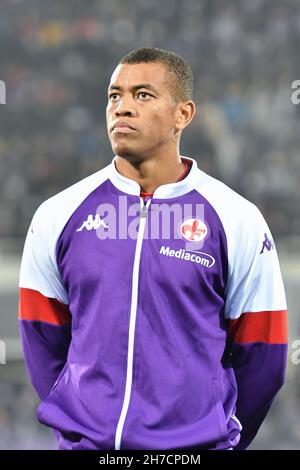 Florenz, Italien. 20th. November 2021. Igor (Fiorentina) während ACF Fiorentina gegen AC Mailand, italienische Fußballserie A Spiel in Florenz, Italien, November 20 2021 Quelle: Independent Photo Agency/Alamy Live News Stockfoto