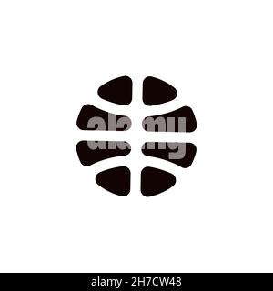 Flache Ikone des Bienenstocks. Einfacher Stil Honig großen Verkauf Poster Hintergrund-Symbol. Logo-Design-Element. T-Shirt-Druck. Vektor für Aufkleber. Stock Vektor