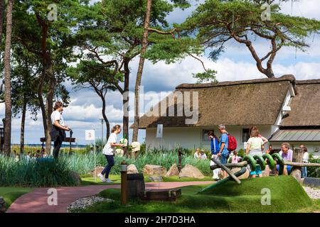 Timmendorfer Strand: Minigolfanlage in Ostsee, Schleswig-Holstein, Deutschland Stockfoto