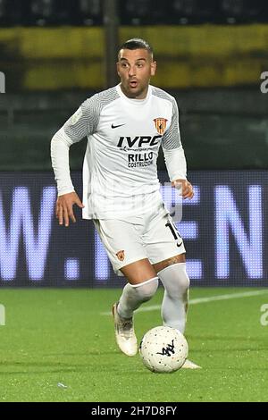 Arena Garibaldi, Pisa, Italien, 21. November 2021, Roberto Insigne (Benevento) während des AC Pisa gegen Benevento Calcio - Italienische Fußballmeisterschaft Lea Stockfoto