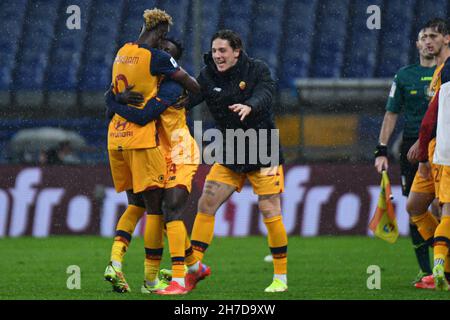 Genua, Italien. 21st. November 2021. Serie A - 13^ Giornata vs Genua in Rom. (Foto: Andrea Amato/Pacific Press) Quelle: Pacific Press Media Production Corp./Alamy Live News Stockfoto