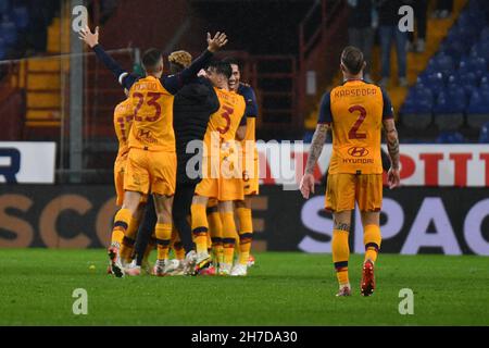 Genua, Italien. 21st. November 2021. Serie A - 13^ Giornata vs Genua in Rom. (Foto: Andrea Amato/Pacific Press) Quelle: Pacific Press Media Production Corp./Alamy Live News Stockfoto