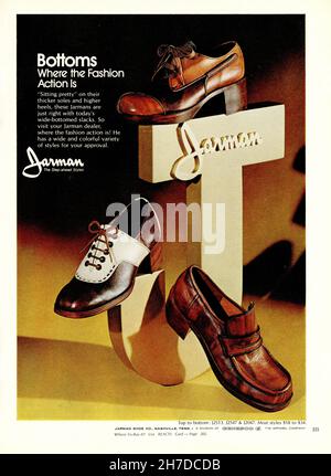 April 1973 Werbespot des Magazins „Playboy“, USA Stockfoto