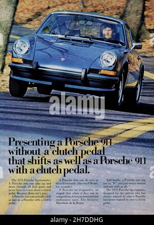 April 1973 Werbespot des Magazins „Playboy“, USA Stockfoto