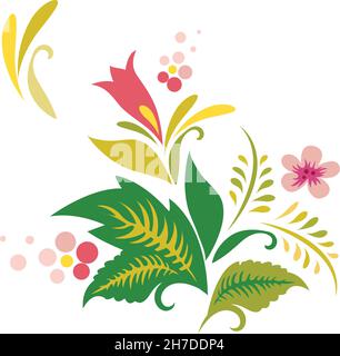 Vector floralen Ornament im Vintage-Stil, ideal für Layout Verschönerung gesetzt. Vektorgrafik Stock Vektor