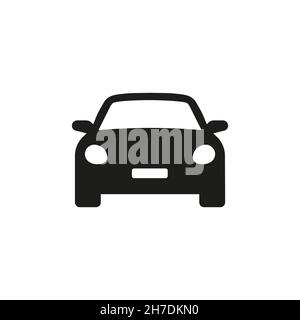 Car-Symbol. Auto Fahrzeug isoliert. Transportsymbole. Stock Vektor