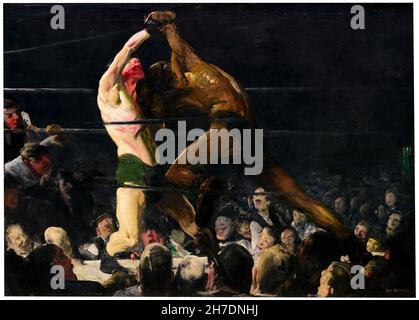 George Bellows, Malerei, beide Mitglieder dieses Clubs, 1909 Stockfoto