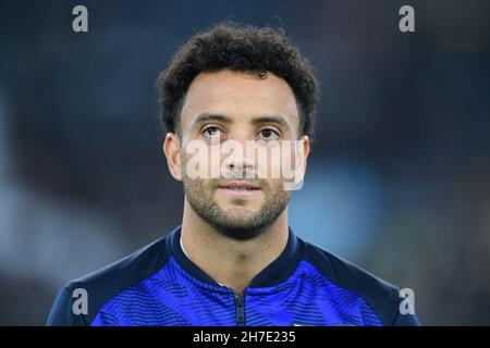 Am 20. November 2021 sieht sich der FC Lazio in der Serie A im Stadio Olimpico, Rom, Italien, bei einem Spiel zwischen Lazio und Juventus an. Foto von Stockfoto