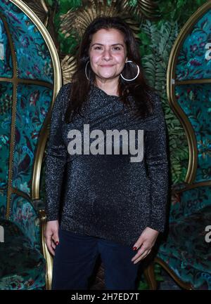 London, Großbritannien. 19th. November 2021. Nina Wadia wurde auf Proud Embankment für die Cabaret All Stars Show in London gesehen. (Foto von Brett Cove/SOPA Images/Sipa USA) Quelle: SIPA USA/Alamy Live News Stockfoto