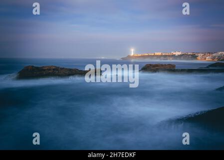 Golf von Biskaya in Biarritz, Frankreich Stockfoto