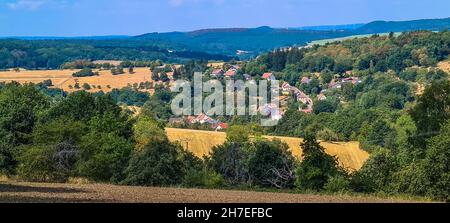 Natur und Landschaft mit Sonne und Schatten Stockfoto