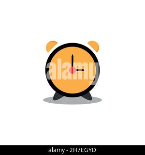 O'Clock-Symbol. Alarmsymbol, Uhrenschild. Logo-Design-Element Stock Vektor