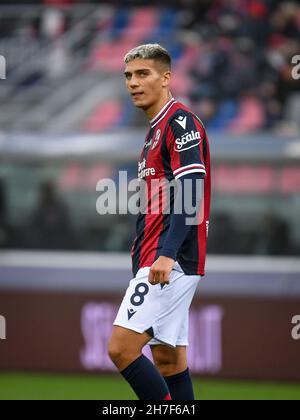 Bologna, Italien. 21st. November 2021. Bologna's Nicolas Dominguez Portrait während Bologna FC vs Venezia FC, italienische Fußballserie A Spiel in Bologna, Italien, November 21 2021 Quelle: Independent Photo Agency/Alamy Live News Stockfoto