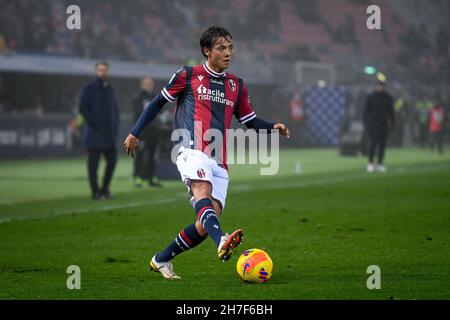 Renato Dall&#39;Ara Stadium, Bologna, Italien, 21. November 2021, Bolognas Emanuel Vignato-Porträt in Aktion während des FC Bologna gegen den FC Venezia - itali Stockfoto