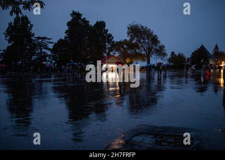 Niederschlag in Shimla Stockfoto