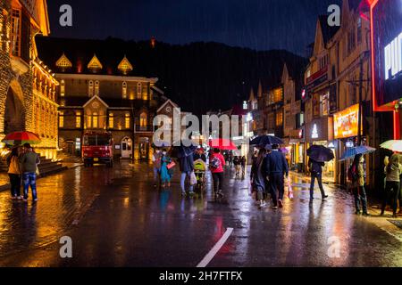 Niederschlag in Shimla Stockfoto