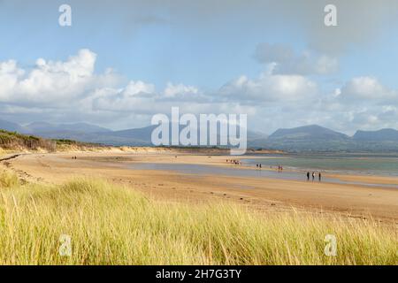 Newborough Beach, Isle of Anglesey, Wales Stockfoto