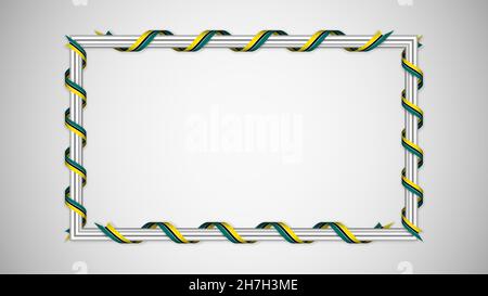 EPS10 Vektor Patriotischer Hintergrund mit Mosambik Flaggen Farben. Ein Element der Wirkung für die Verwendung, die Sie daraus machen möchten. Stock Vektor