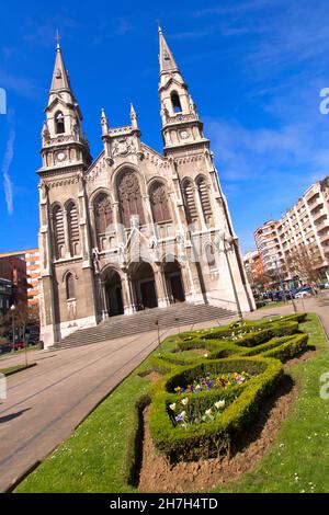 St. Thomas von Canterbury Parish, Sabugo New Church, Parroquia Santo Tomás de Cantorbery, Avilés, Asturien, Spanien, Europa Stockfoto