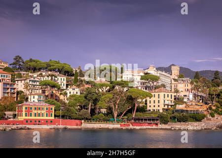 Santa Margherita Ligure, Ligurien, Italien Stockfoto