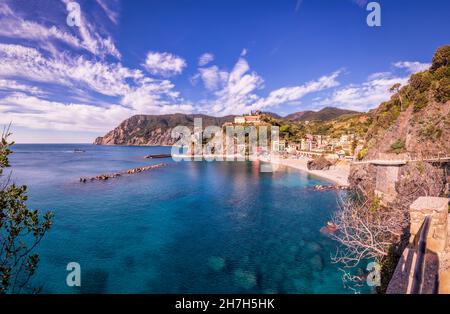 Monterosso, Riviera di Levante, Ligurien, Italien Stockfoto
