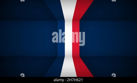 EPS10 Vektor Patriotischer Hintergrund mit Frankreich Flaggen Farben. Ein Element der Wirkung für die Verwendung, die Sie daraus machen möchten. Stock Vektor