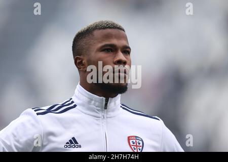 MAPEI Stadium, Reggio Emilia, Italien, 21. November 2021, Keita Balde (Cagliari Calcio) während der US Sassuolo gegen Cagliari Calcio - italienische Fußball-Serie A Stockfoto